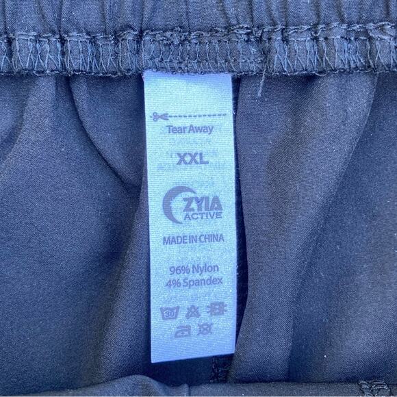 Zyia‎ jogger pants womens XXL black pull on tie waist pockets - Picture 7 of 7